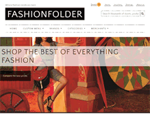 Tablet Screenshot of fashionfolder.com